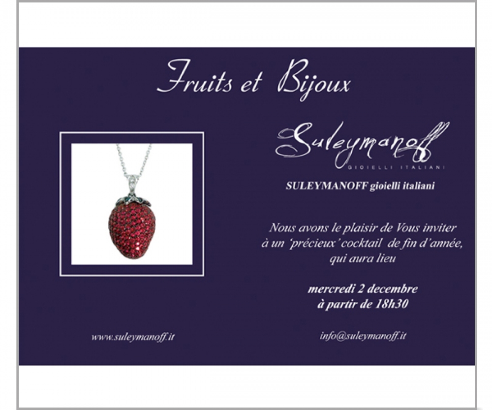 FRUITS ET BIJOUX - PARIGI