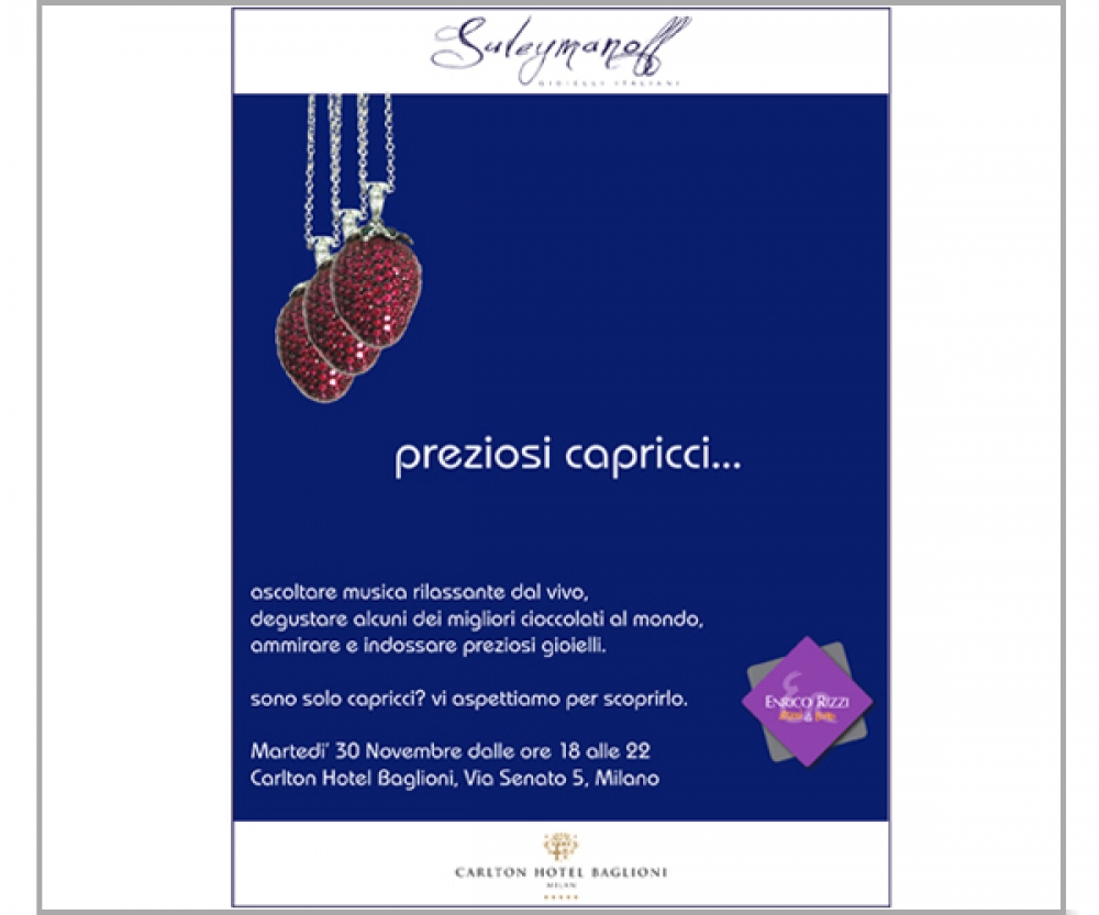 PREZIOSI CAPRICCI - MILANO 