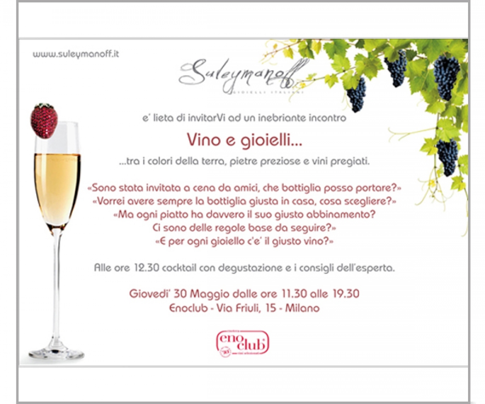 VINO E GIOIELLI - MILANO 