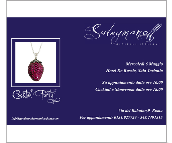 COCKTAIL PARTY - ROMA 2019